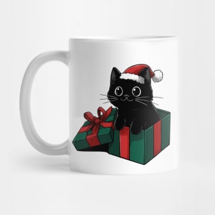 Christmas Gift Cat Mug